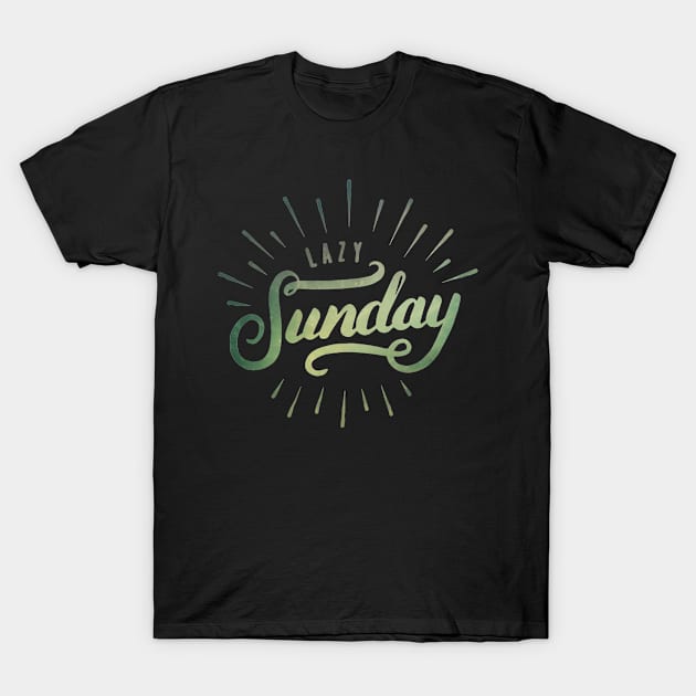 Lazy sunday T-Shirt by richercollections